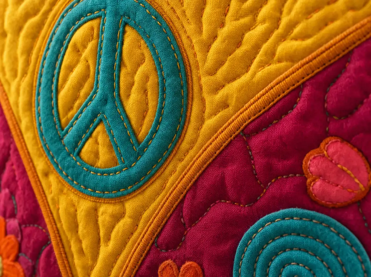 Individual Dyed Fabric Shapes Are Cut & Positioned